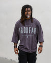 Grey Pump cover Oversized T-Shirt
