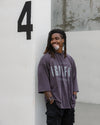 Grey Pump cover Oversized T-Shirt