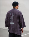 Grey Pump cover Oversized T-Shirt