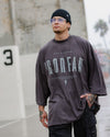 Grey Pump cover Oversized T-Shirt