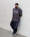 Grey Pump cover Oversized T-Shirt